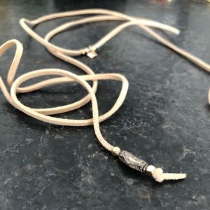 Free People Leather Wrap Necklace